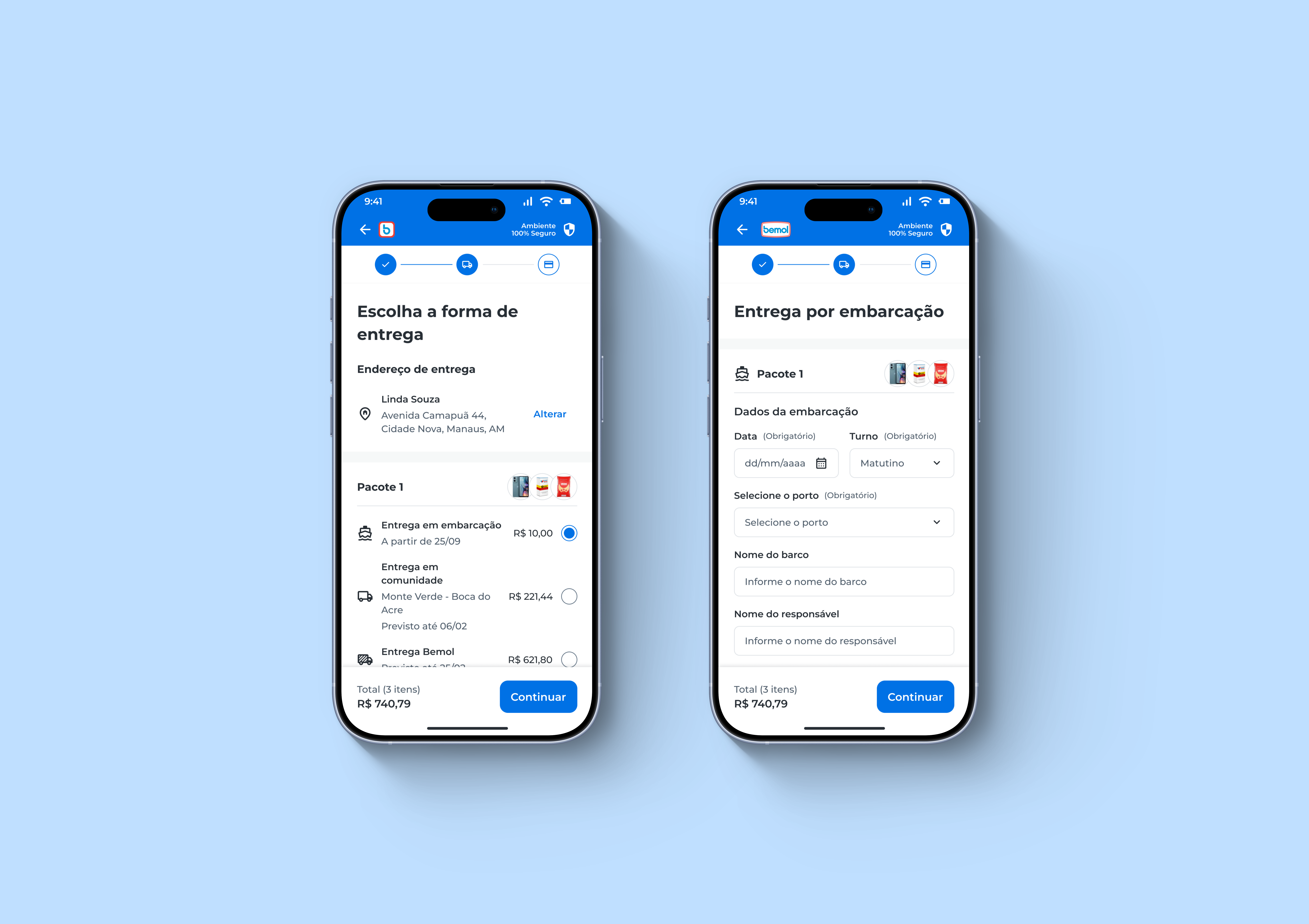 Embarcação — river shipping form for riverside communities