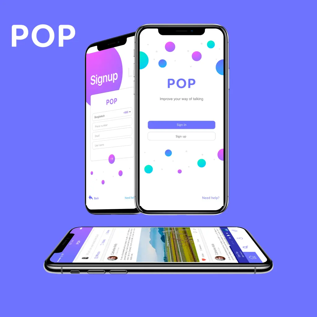 Interface do projeto POP, segunda visão
