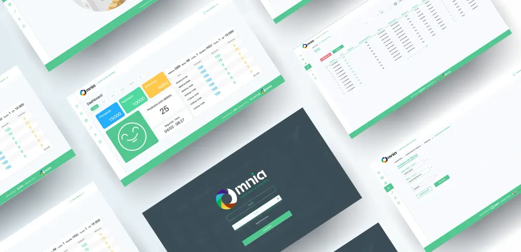 Omnia: painel de monitoramento de produção